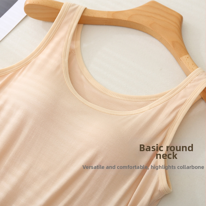 Lisage rasva, et suurendada rasva suurust 200 kg, millel on ilus seljatoega vest. Naiste modaalvesti rinnapadjaga integreeritud seljatoega.