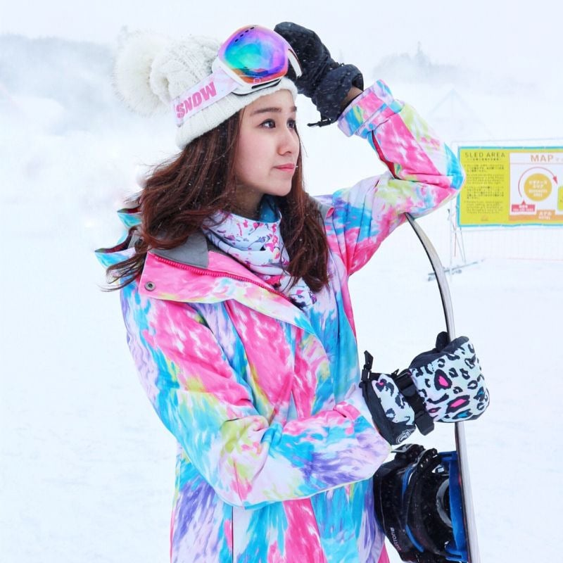 Izpārdošanas divu dēļu vienborda slēpošanas kostīms sieviešu top Dienvidkorejas sieviešu Snow Town Harbin silts ziemeļaustrumu ceļojumu aprīkojums