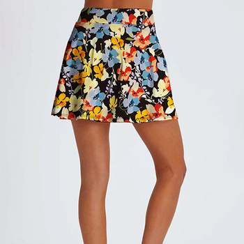 Uus mitmevärviline Euroopa ja Ameerika piiriülene golfivastane golfi kõrge vöökohaga spordiseelik poolpikk sulgpalli naistele