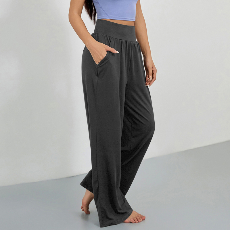 4031# Väliskaubanduse piiriülesed spordipüksid Lahtised sirged mitmevärvilised jooga mitmevärvilised jooksupükste vabaaja õhukesed sportlikud laia säärega püksid