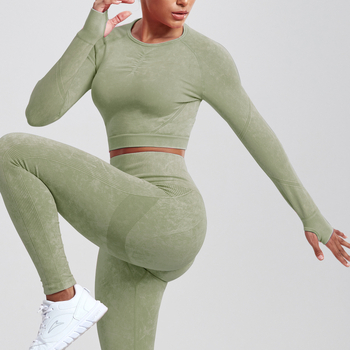 Sandėlyje! Naujas, greitai džiūstantis, besiūlis, skalbiamas, jogos sportinis, bėgimo ilgomis rankovėmis kelnių kostiumas, fitneso kostiumas moterims.