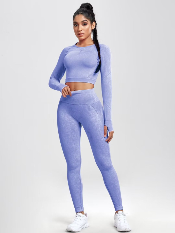 Sandėlyje! Naujas, greitai džiūstantis, besiūlis, skalbiamas, jogos sportinis, bėgimo ilgomis rankovėmis kelnių kostiumas, fitneso kostiumas moterims.