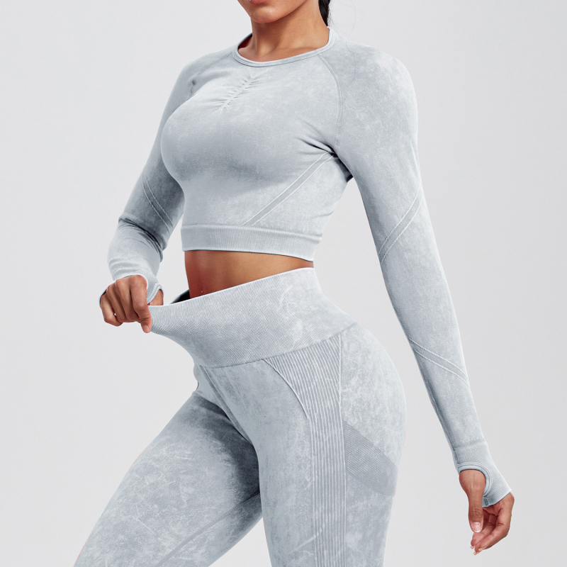 Sandėlyje! Naujas, greitai džiūstantis, besiūlis, skalbiamas, jogos sportinis, bėgimo ilgomis rankovėmis kelnių kostiumas, fitneso kostiumas moterims.