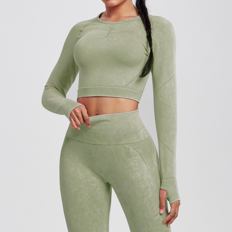 Sandėlyje! Naujas, greitai džiūstantis, besiūlis, skalbiamas, jogos sportinis, bėgimo ilgomis rankovėmis kelnių kostiumas, fitneso kostiumas moterims.