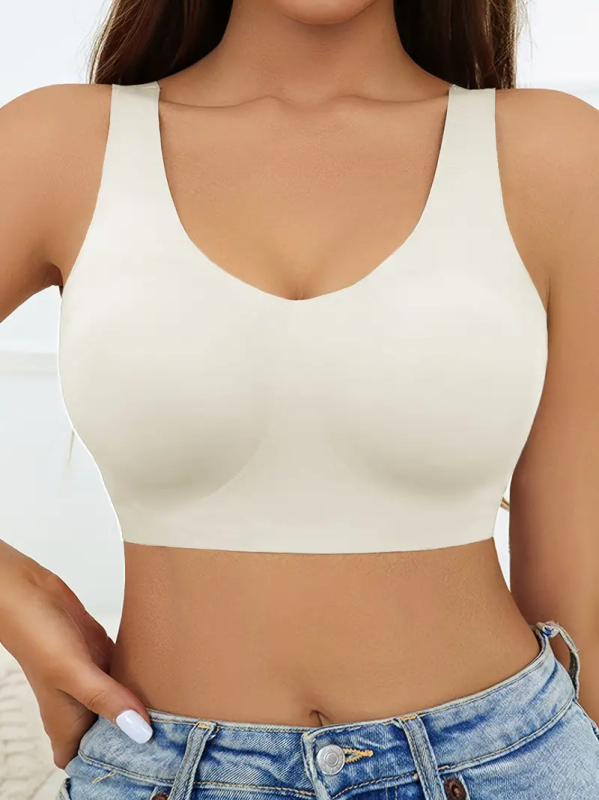 Euroopa ja Ameerika populaarne suurte mõõtmetega õmblusteta aluspesu ilma terasrõngasteta, lisarasv, eriti suured push-up vormid, sekundaarsed rinnad, mugav naiste rinnahoidja