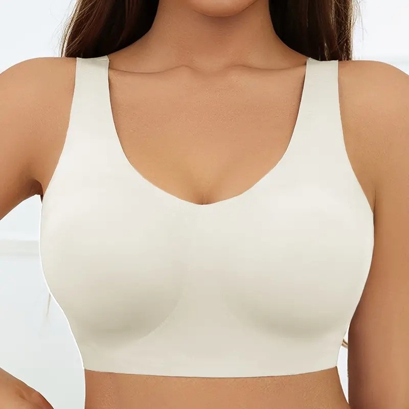 Euroopa ja Ameerika populaarne suurte mõõtmetega õmblusteta aluspesu ilma terasrõngasteta, lisarasv, eriti suured push-up vormid, sekundaarsed rinnad, mugav naiste rinnahoidja