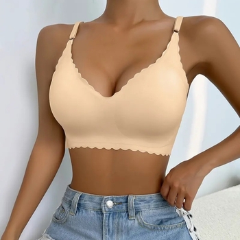 Prekogranični Traceless Sports Bra Donje rublje Ženski grudnjak Lotus Edge Udobni prozračni fitness prsluk Ženski grudnjak