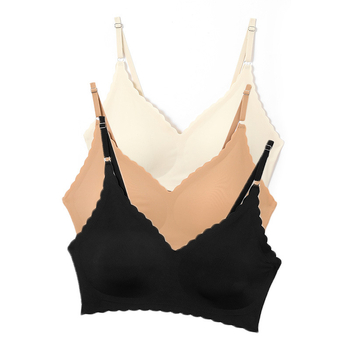 Prekogranični Traceless Sports Bra Donje rublje Ženski grudnjak Lotus Edge Udobni prozračni fitness prsluk Ženski grudnjak