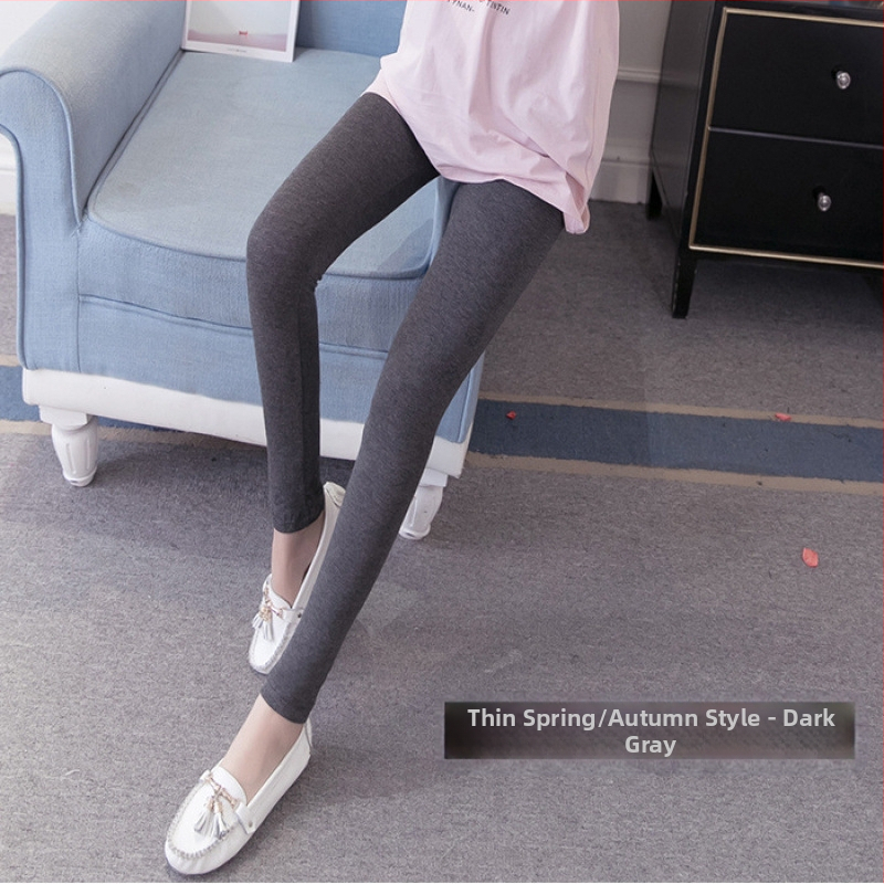 [Vientis aksominis nėščiųjų kelnės] vilnos pamušalu sustorintos nėščiųjų medvilninės kelnės nėščiųjų patogios šiltos apatinės pilvo dalies kelnės, dėvimos lauke