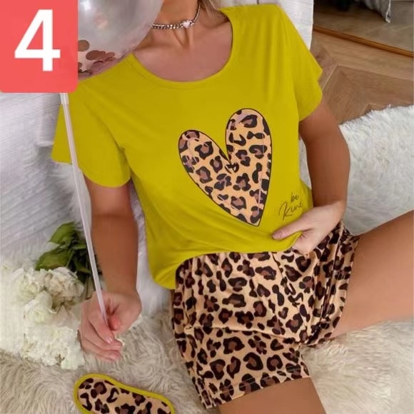 Euroopa ja Ameerika stiilis uued pidžaamad naistele suvised piimasiidist lühikeste varrukatega lühikesed püksid, ümara kaelusega, kõrge värviväärtusega, mida saab kanda ka väljaspool koduriideid