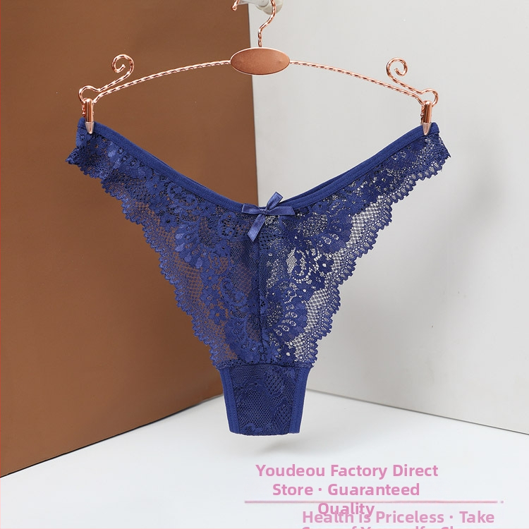 Väliskaubandus Euroopa ja Ameerika seksikad pitsist G-stringid madala vöökohaga läbipaistvad hingavad T-püksid emotsionaalsed pluss-suuruses nähtamatud jäljeta aluspesu naistele