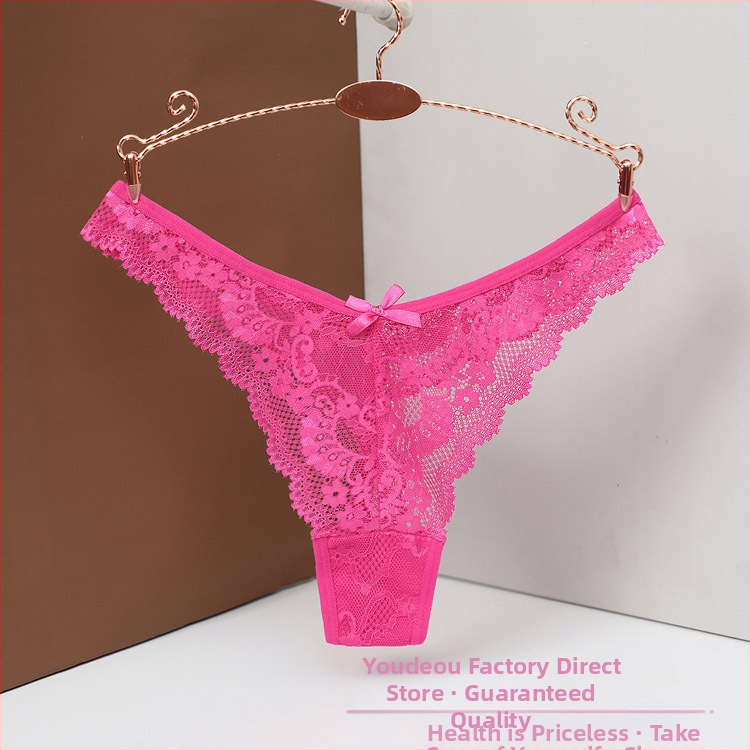 Väliskaubandus Euroopa ja Ameerika seksikad pitsist G-stringid madala vöökohaga läbipaistvad hingavad T-püksid emotsionaalsed pluss-suuruses nähtamatud jäljeta aluspesu naistele