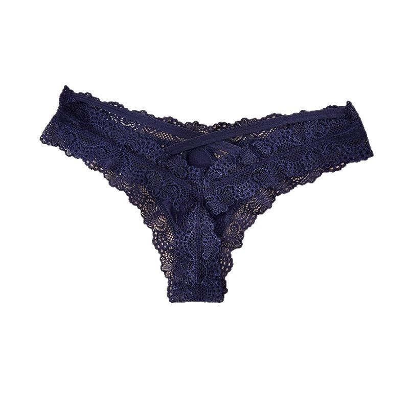Γυναικεία σέξι εσώρουχα με σταυρωτό λουράκι και χαμηλή μέση, σέξι στρινγκ με δαντέλα σε ευρωπαϊκό και αμερικανικό στιλ, καυτό χονδρικής