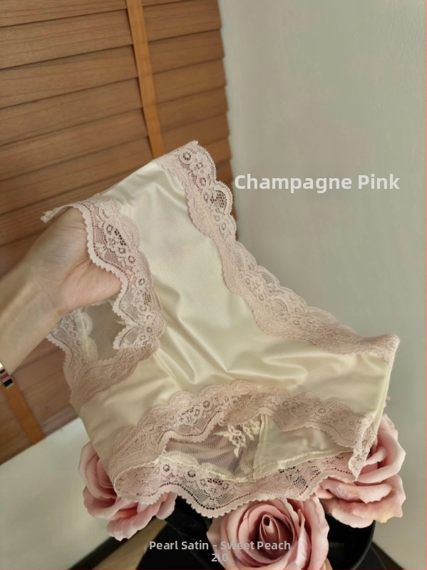 Lenjerie intimă sexy din dantelă satinată pentru femei, sexy, cu gol, Pure Desire, plasă, dantelă cu fundă, chiloți din bumbac între picioare