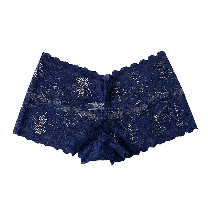 Nėriniuoti moteriški bokseriniai šortai, tuščiaviduriai, žakardo, seksualūs apatiniai, moteriški gryni apatiniai, vidutinio juosmens, keturių kampų stringai, moteriški kryžminiai