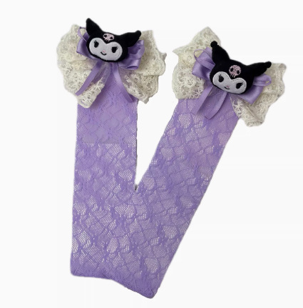 Djevojačke Lolita čarape Ljetne tanke dječje čipkaste čarape Crtane Kulomi čarape srednje duljine Japanske čarape JK Cub