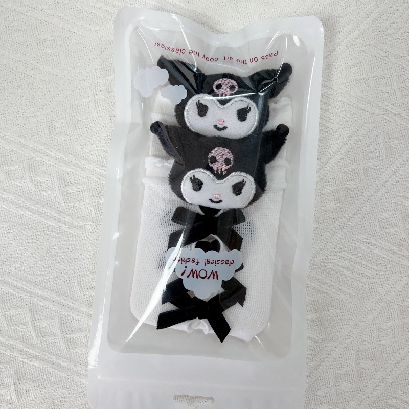 Djevojačke Lolita čarape Ljetne tanke dječje čipkaste čarape Crtane Kulomi čarape srednje duljine Japanske čarape JK Cub