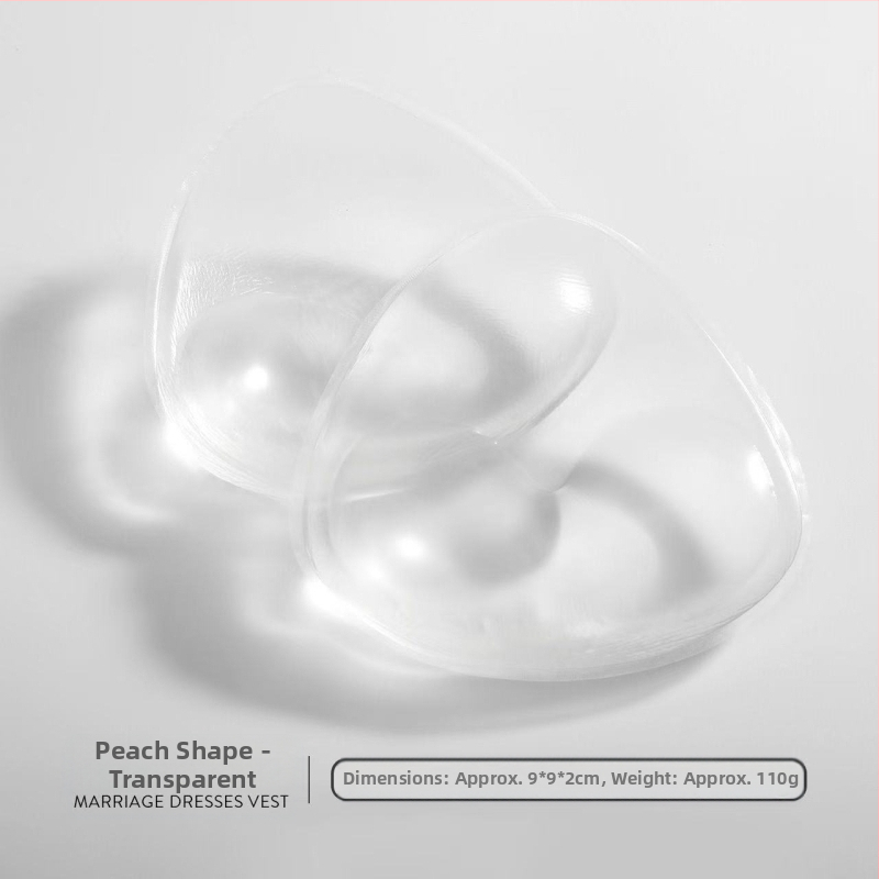 Silikoninis krūtinės įdėklas, permatomas, sustorintas, nematomas, trikampio formos krūtinės įdėklas, silikoninis netikras krūtinės įdėklas, liemenėlės įdėklas, apatinių drabužių įdėklas.