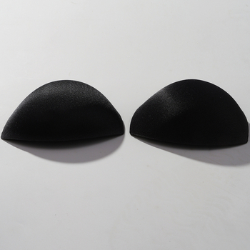 Kolmnurkne rinnapadi nailonist, kaheksa auguga, riidest tihedusega käsnja rinnapadi, ujumistrikoo rihm, vormiv aluspesu sisetükk