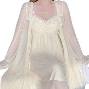 Νυχτικό με επίθεμα στήθους, καλοκαιρινό γυναικείο σέξι νυχτικό με δαντέλα, ρούχα για το σπίτι, σέξι πιτζάμες υψηλής ποιότητας, χονδρική πώληση