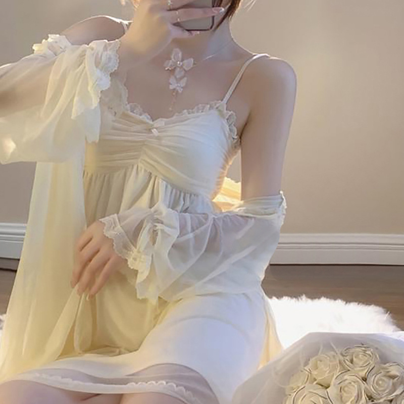 Mellkasi párnával ellátott hálóing Nyári női szexi csipke hálóing Otthoni ruhák Szexi, csúcskategóriás pizsamaöltöny Nagykereskedelem