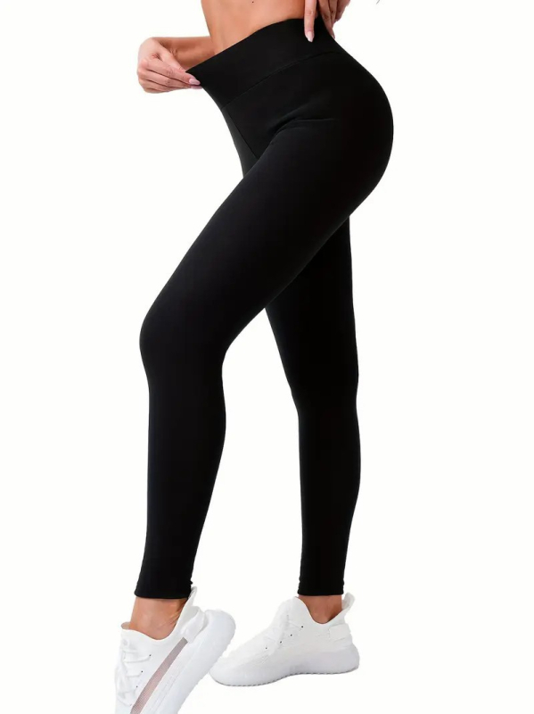 Európai és amerikai népszerű bársonyos vastagított könnyűlemezes kasmír leggings nőknek őszi és téli magas derekú leggings meleg jóganadrág