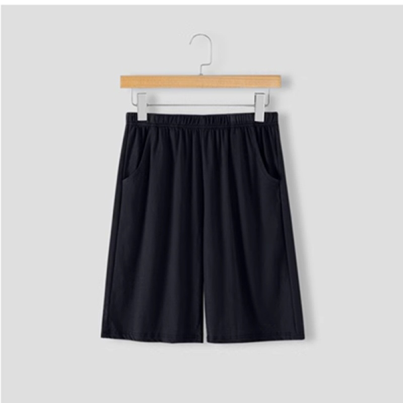 Pantaloni de pijama de vară scurți bărbați de vară subțiri pantaloni scurți de mătase de gheață pentru casă pantaloni de dormit lejeri din bumbac de mătase pentru casă pantaloni fierbinți