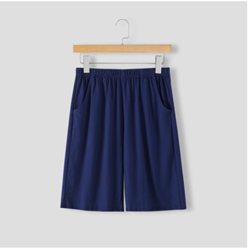 Pantaloni de pijama de vară scurți bărbați de vară subțiri pantaloni scurți de mătase de gheață pentru casă pantaloni de dormit lejeri din bumbac de mătase pentru casă pantaloni fierbinți