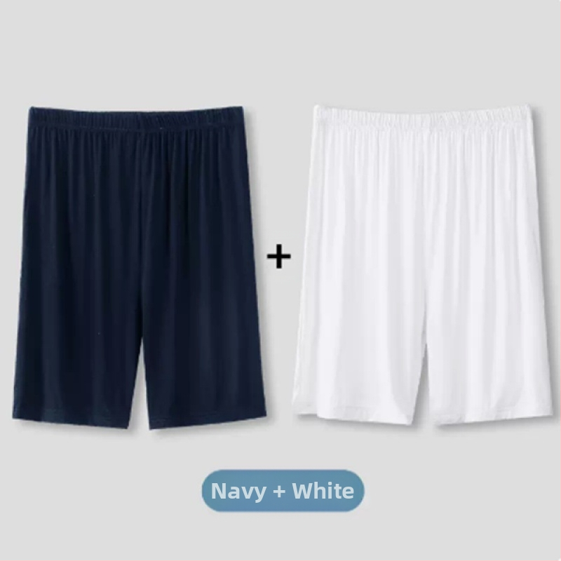 Pantaloni de pijama de vară scurți bărbați de vară subțiri pantaloni scurți de mătase de gheață pentru casă pantaloni de dormit lejeri din bumbac de mătase pentru casă pantaloni fierbinți