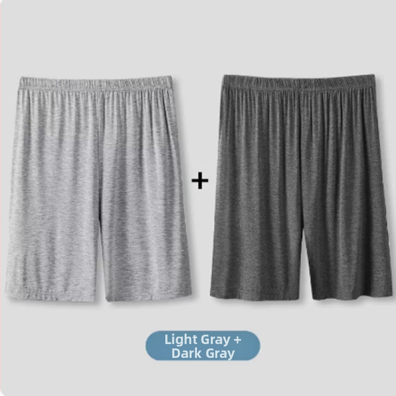 Pantaloni de pijama de vară scurți bărbați de vară subțiri pantaloni scurți de mătase de gheață pentru casă pantaloni de dormit lejeri din bumbac de mătase pentru casă pantaloni fierbinți