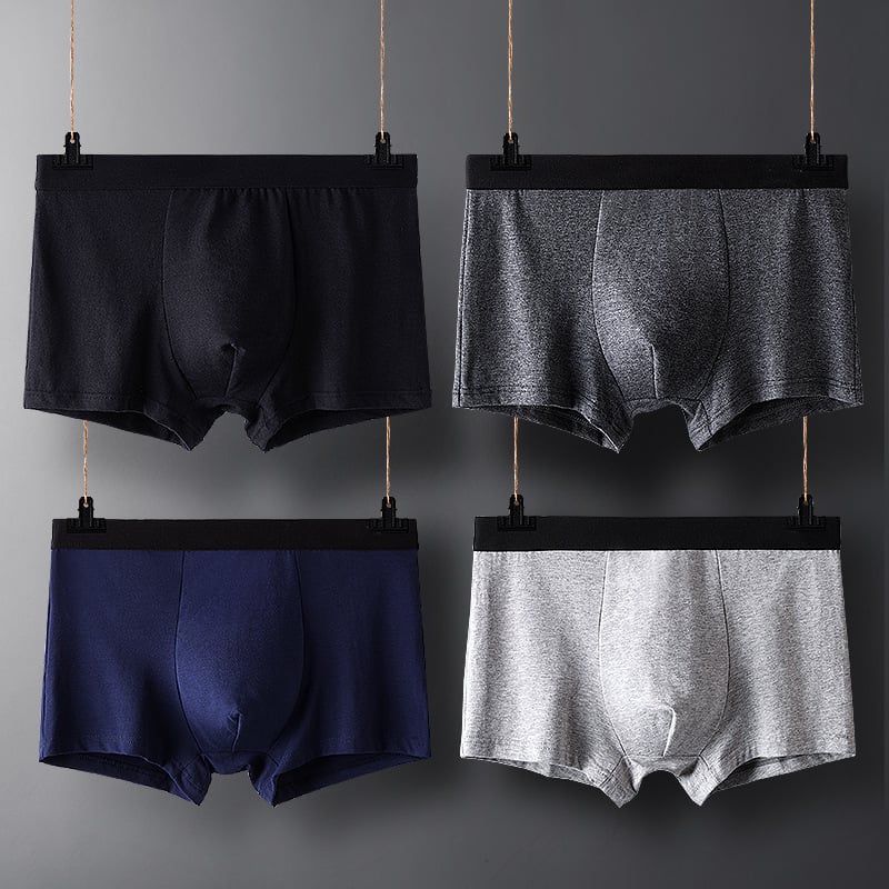 [Eredeti áruk South 4-es csomag] férfi alsónemű férfi 95-ös pamut boxeralsó szexi boxeralsó fej fiatalos divat
