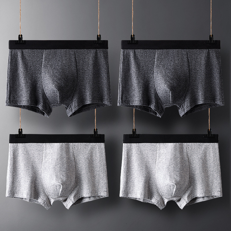 [Eredeti áruk South 4-es csomag] férfi alsónemű férfi 95-ös pamut boxeralsó szexi boxeralsó fej fiatalos divat