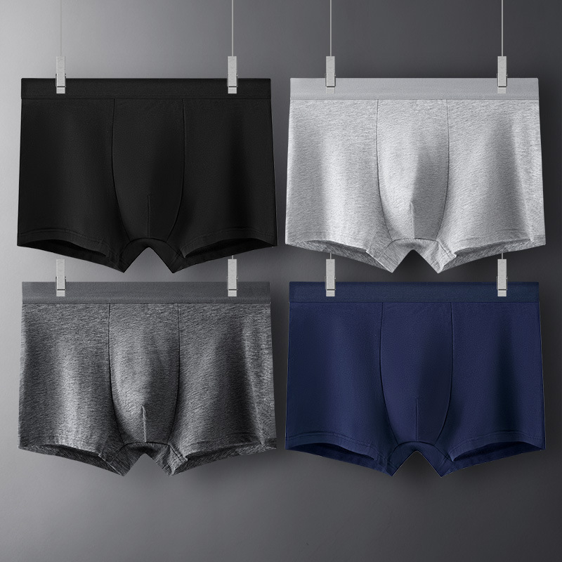 [Eredeti áruk South 4-es csomag] férfi alsónemű férfi 95-ös pamut boxeralsó szexi boxeralsó fej fiatalos divat