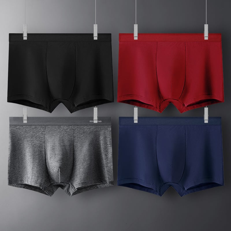 [Eredeti áruk South 4-es csomag] férfi alsónemű férfi 95-ös pamut boxeralsó szexi boxeralsó fej fiatalos divat