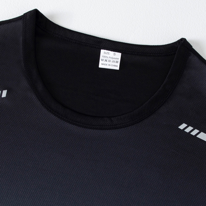 Platformă transfrontalieră de peste mări, mărime americană, tricou sport cu mânecă scurtă, casual, cu guler rotund, pentru bărbați, lenjerie intimă pentru tineri