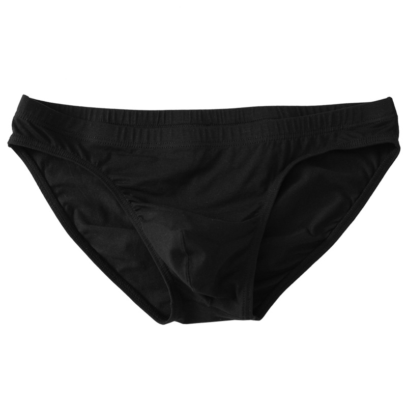 Модерни мъжки секси слипове със средна талия, мъжки памучни, големи размери, удобни, дишащи, семпли панталони за мъже