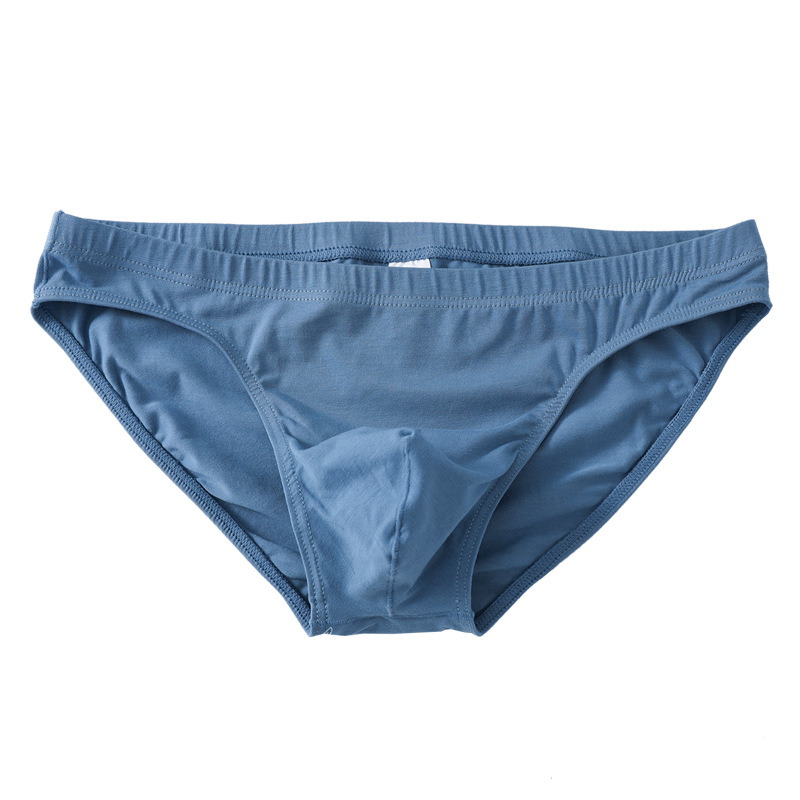 Модерни мъжки секси слипове със средна талия, мъжки памучни, големи размери, удобни, дишащи, семпли панталони за мъже