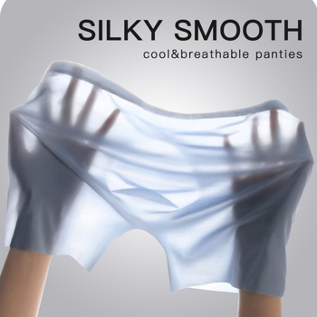 Temu Xiyin vasaras četru stūru vīriešu ledus zīda apakšveļa, 3D, plāna, bezšuvju apakšveļa, vīriešu seksīga, elpojoša