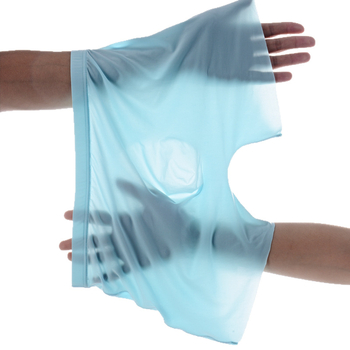 Temu Xiyin vasaras četru stūru vīriešu ledus zīda apakšveļa, 3D, plāna, bezšuvju apakšveļa, vīriešu seksīga, elpojoša