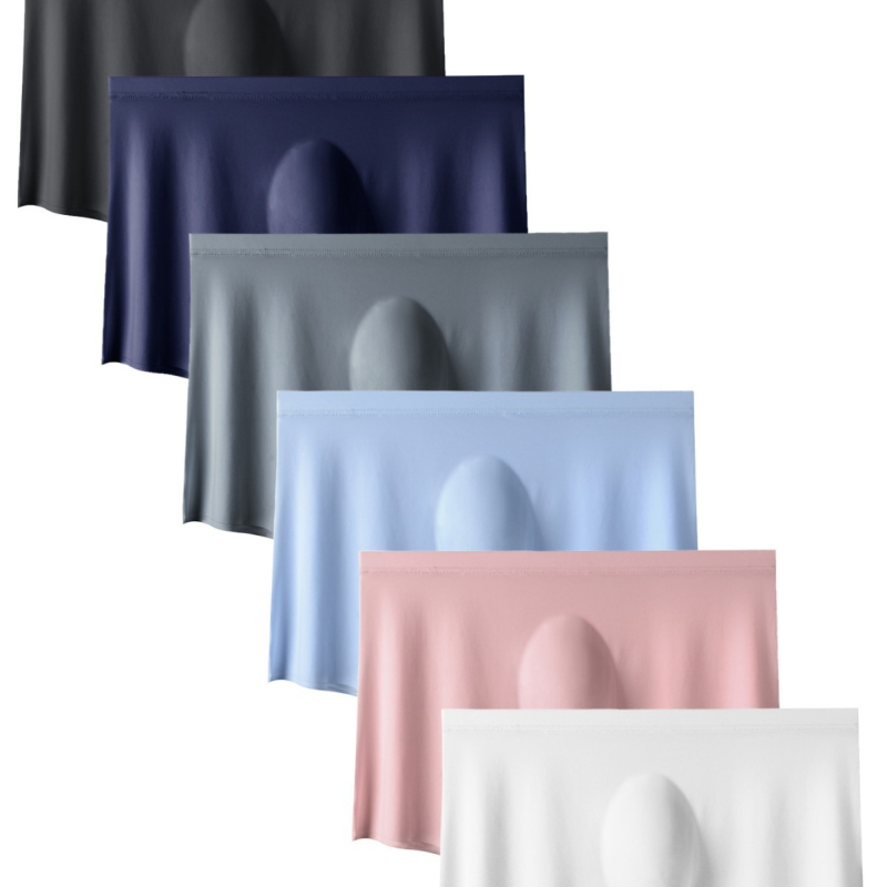 Temu Xiyin vasaras četru stūru vīriešu ledus zīda apakšveļa, 3D, plāna, bezšuvju apakšveļa, vīriešu seksīga, elpojoša