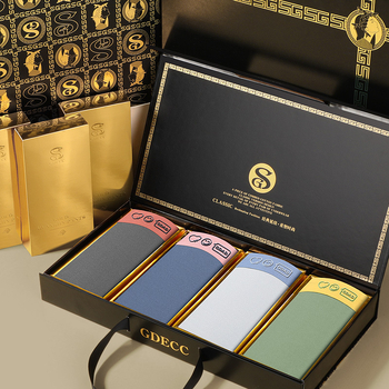 Jauns vīriešu modālais ledus zīda apakšveļa vienkrāsains elpojošs antibakteriāls slaids radošs biznesa augstas klases dāvanu kastes uzvalks