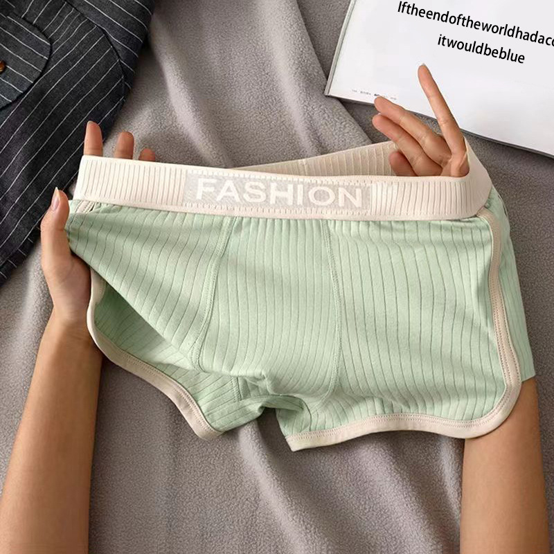 Jaunas vīriešu apakšveļas vīriešu elpojošas bokserbikses, ērtas, izvelkamas, vienkrāsainas bokserbikses jauniešu bikses, bikses vīriešiem, vairumtirdzniecība