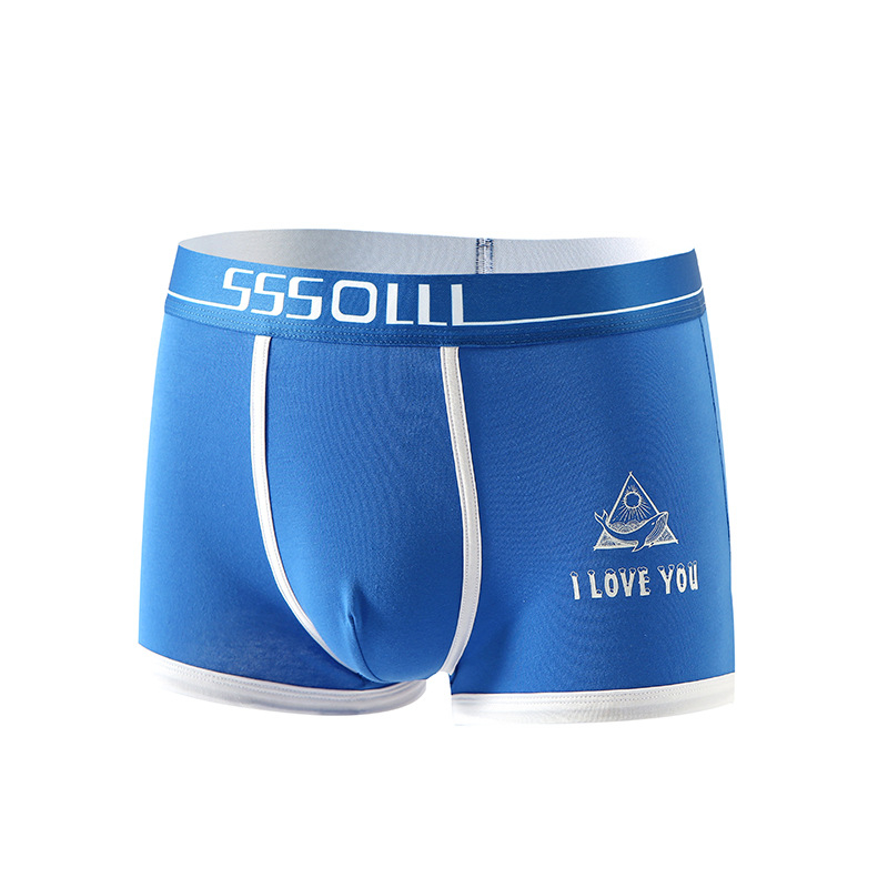 Personalizēta vīriešu apakšveļa, kokvilnas, sporta, elpojoša, antibakteriāla, vidēja jostasvieta, jauna, brīva, moderna, vīriešu studentu apakšveļa rudens un ziemas stilā.