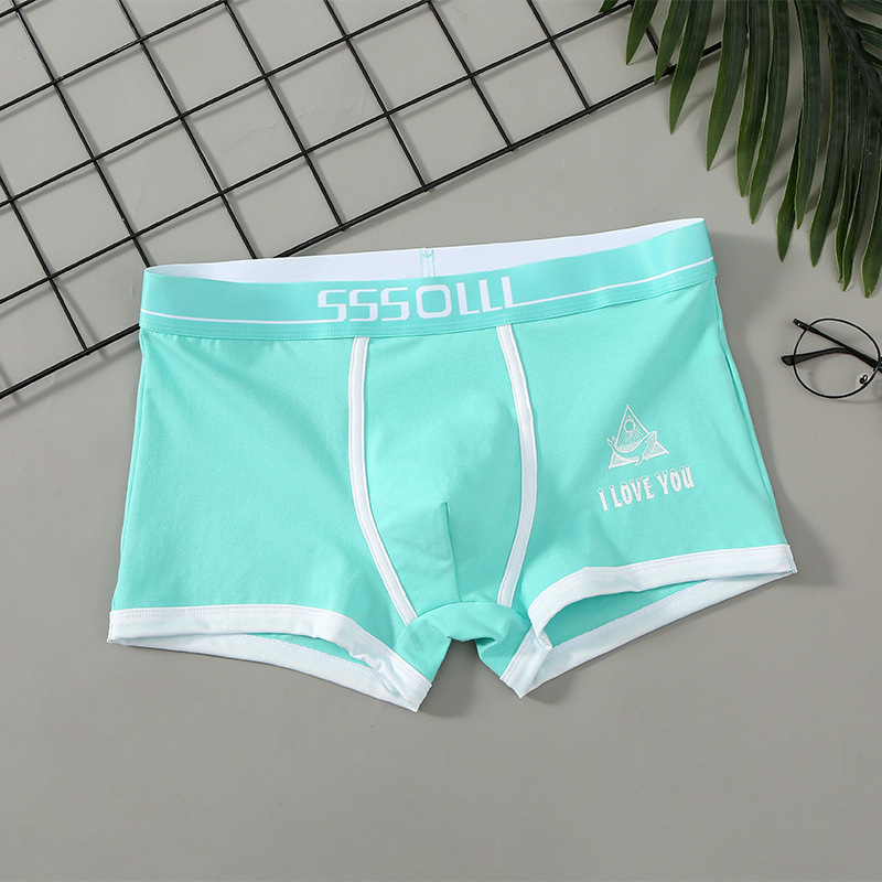 Personalizēta vīriešu apakšveļa, kokvilnas, sporta, elpojoša, antibakteriāla, vidēja jostasvieta, jauna, brīva, moderna, vīriešu studentu apakšveļa rudens un ziemas stilā.