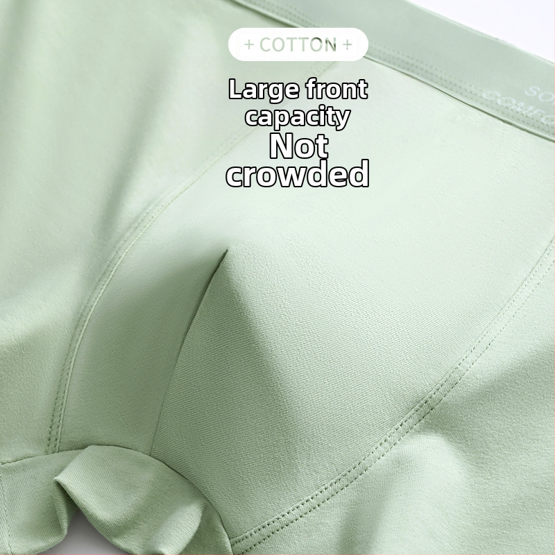 Дамско бельо Yalu, мъжки боксерки, памучни боксерки, памучни шорти, антибактериални, за слабините, абсорбиращи потта, големи размери