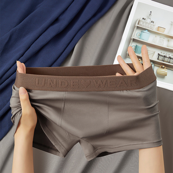 Vīriešu apakšveļas kokvilnas vasaras augstas klases zēnu bokseršorti jostasvietai, plus izmēra elpojoši bokseršorti, rūpnīcas paaudze