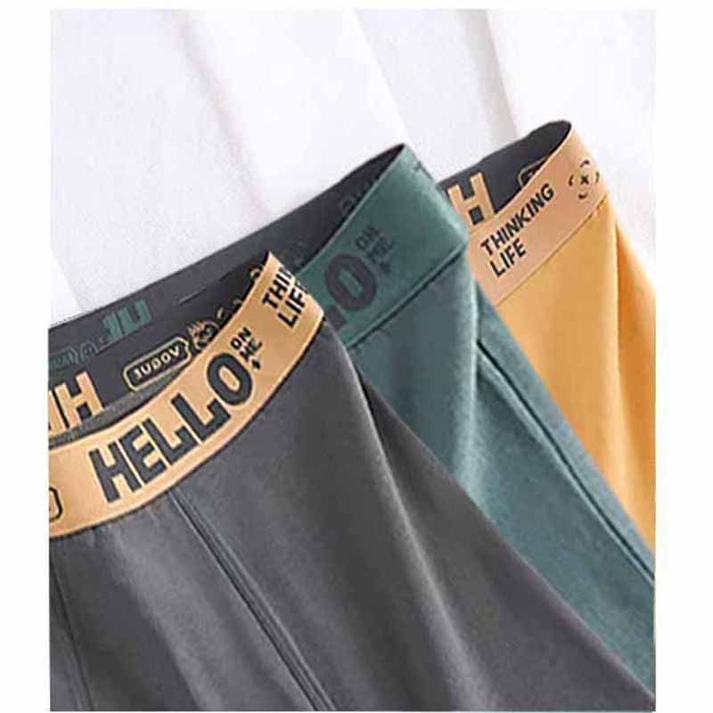 Vaļīgas apakšbikses 2024. gada vīriešu elpojošas apakšveļas bokseršorti, nepilngadīgi antibakteriālas apakšbikses, jauniešu bokseršorti, bikses