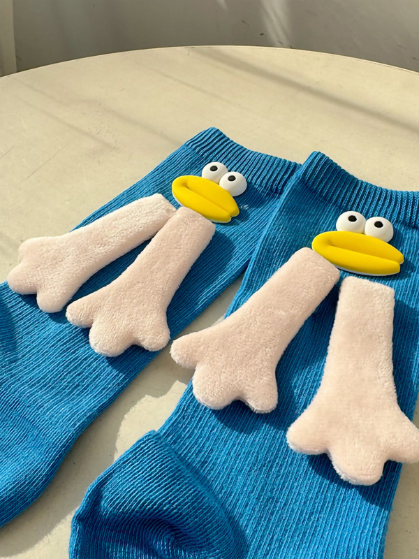 1 paar väikeseid sokke, armsad vorstikujulised dopamiinisuu-tüdrukute vasika-sokid, loomingulised väikesed sokid