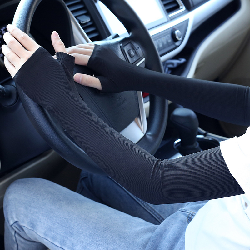 Tehase otsevarrukaga küünarnukikaitse suviseks päikesekaitseks meeste ja naiste jääkaitseks, õhukesed populaarsed käsivarrukad lahtised hulgimüügist