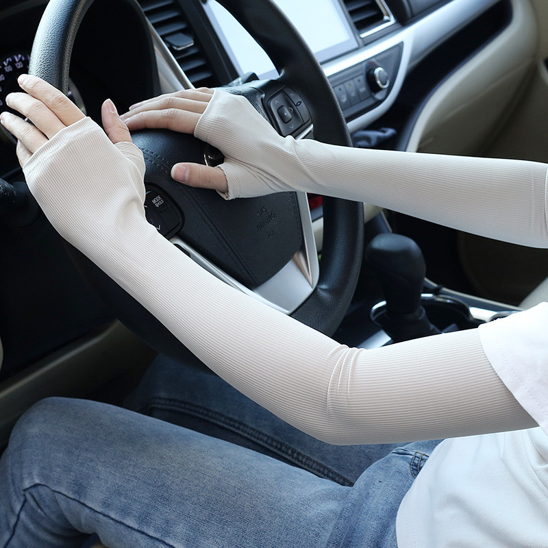 Tehase otsevarrukaga küünarnukikaitse suviseks päikesekaitseks meeste ja naiste jääkaitseks, õhukesed populaarsed käsivarrukad lahtised hulgimüügist